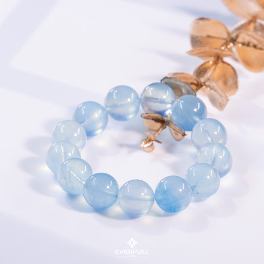 花不完精品水晶 海蓝宝手链