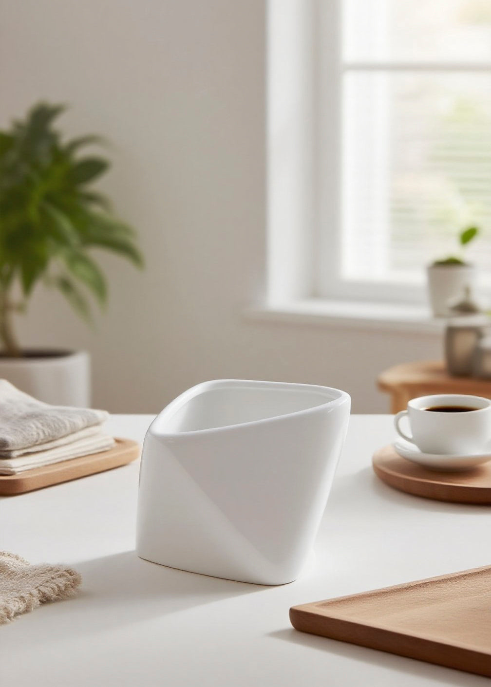 Ceramic Fries Cup Serving Bowl